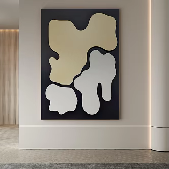 Modern painting. 3d model