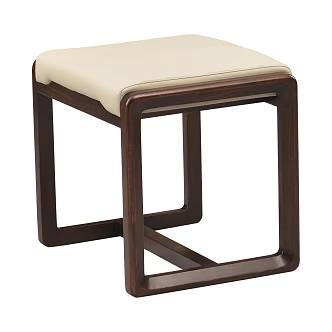 Stool Foot Casual Sofa Stool Bench Round Stool 3d model