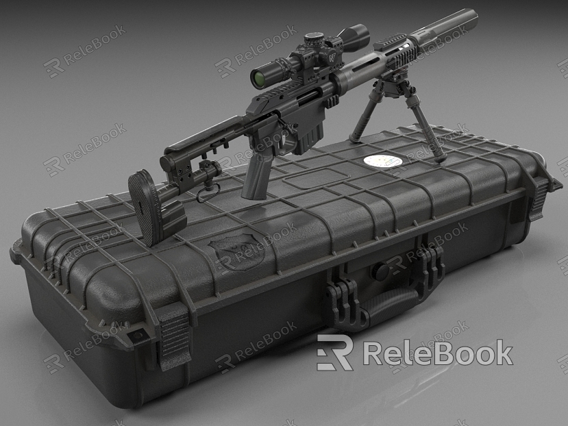 Weapon box rifle sniper rifle model