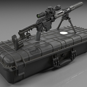 Weapon box rifle sniper rifle 3d model