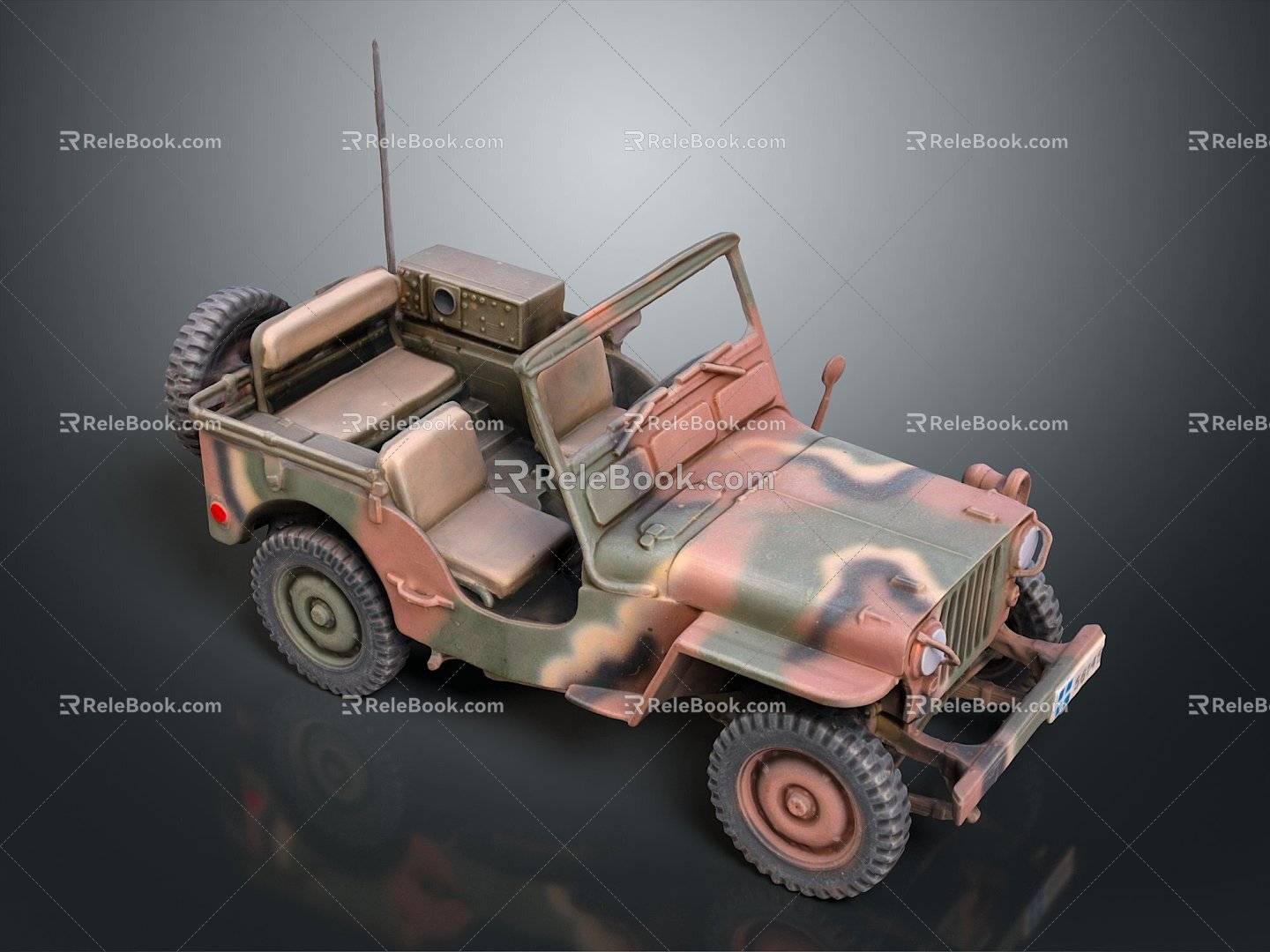 Hyundai Hummer Pickup SUV SUV Jeep 3d model