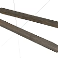 Natural Stone and Wood Long Planks with Textured Surface for Decorative Projects