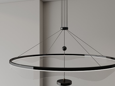 Modern chandelier 3d model