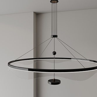 Modern chandelier 3d model