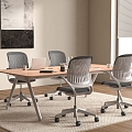 Modern Conference Table Modern Conference Table and Chair Combination Meeting Room 3d model