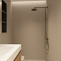 Hotel Guest Room Interior Design With Minimalist Style Wooden Floor White Bed Table And Chair