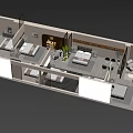 Modern Furniture Store Showroom With Multiple Beds Display And Interior Layout