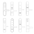 Modern Door Handles With Smart Features Digital Keypads And Stylish Designs