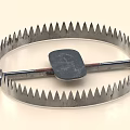 Sturdy Metal Circular Household Mousetrap With Serrated Edges And Pedal