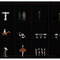 Stylish Home Decor Ornament Collection Featuring Abstract Sculptures And Figurines