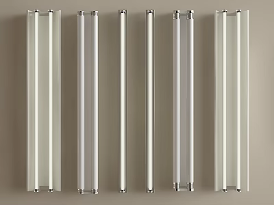 Multiple Modern Grid Ceiling Lights With White Frame For Interior Lighting 3d model