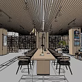 Open Public Office Space With Large Glass Windows Ample Natural Light And Workstations