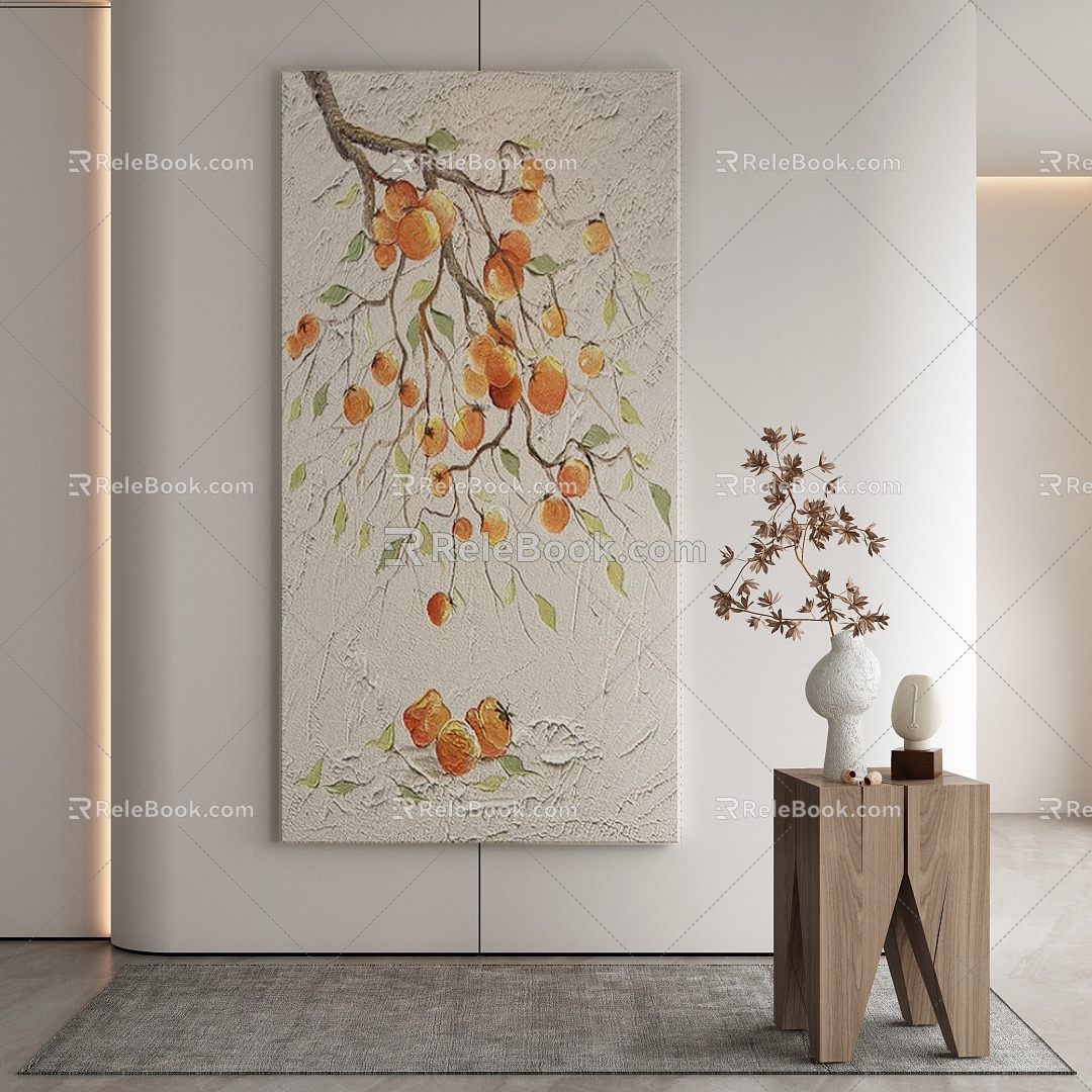 New Chinese Decorative Painting 3d model