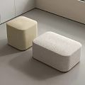 Modern Sofa Stool Low Stool 3d model
