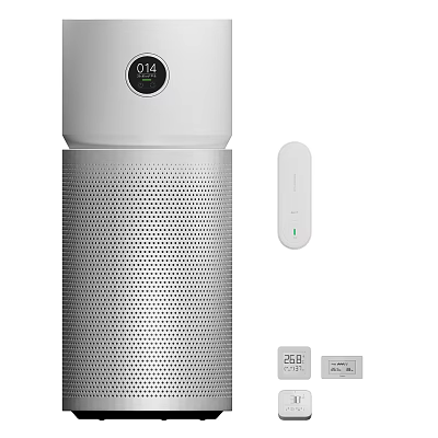 Smart Air Purifier With Digital Display Remote Control And Anti-VOC Filters 3d model