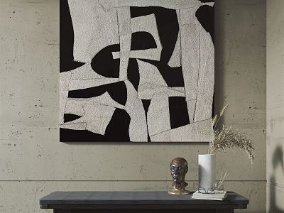 Quiet abstract painting hanging painting decorative painting model