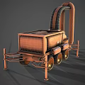 Modern Science Fiction Space Mining Car Modern Science and Technology Science Fiction Industrial Car Mining Car Mining Car 3d model