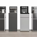 Modern Designed Vertical Daily Use Appliances With Digital Displays And Cups On Top