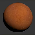 Fresh Brown Egg with Smooth Surface on Black Background and Reflective Shadow 3d model
