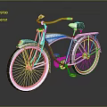 Classic Black Bicycle With Silver Accents White Wall Tires Rear Rack And Urban Riding Design