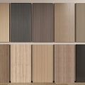 Modern wall panel wood veneer 3d model