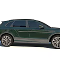 Dark Green Luxury SUV Car with Stylish Front Grille and Alloy Wheels