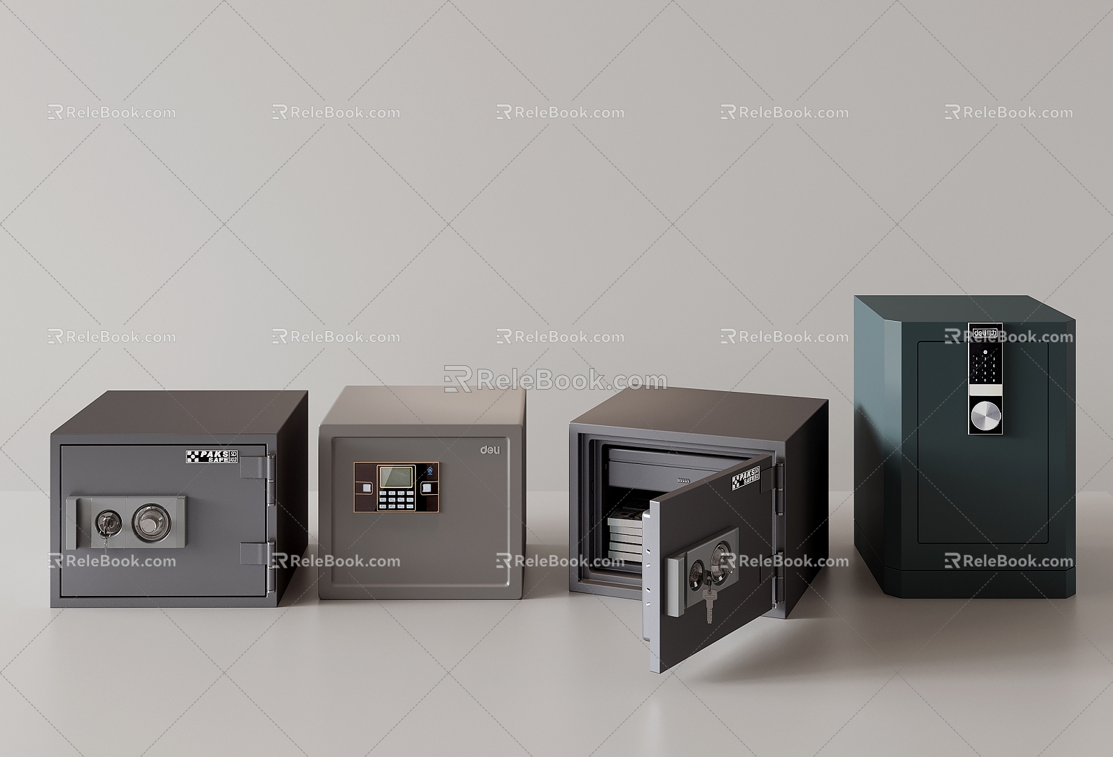 Modern Safe Safe Safe Smart Cabinet Security Cabinet Password Box Metal Cabinet 3d model