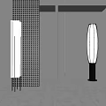 Modern floor lamp 3d model