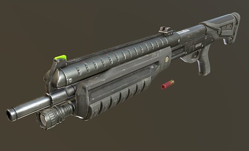 M90 Shotgun 3d model