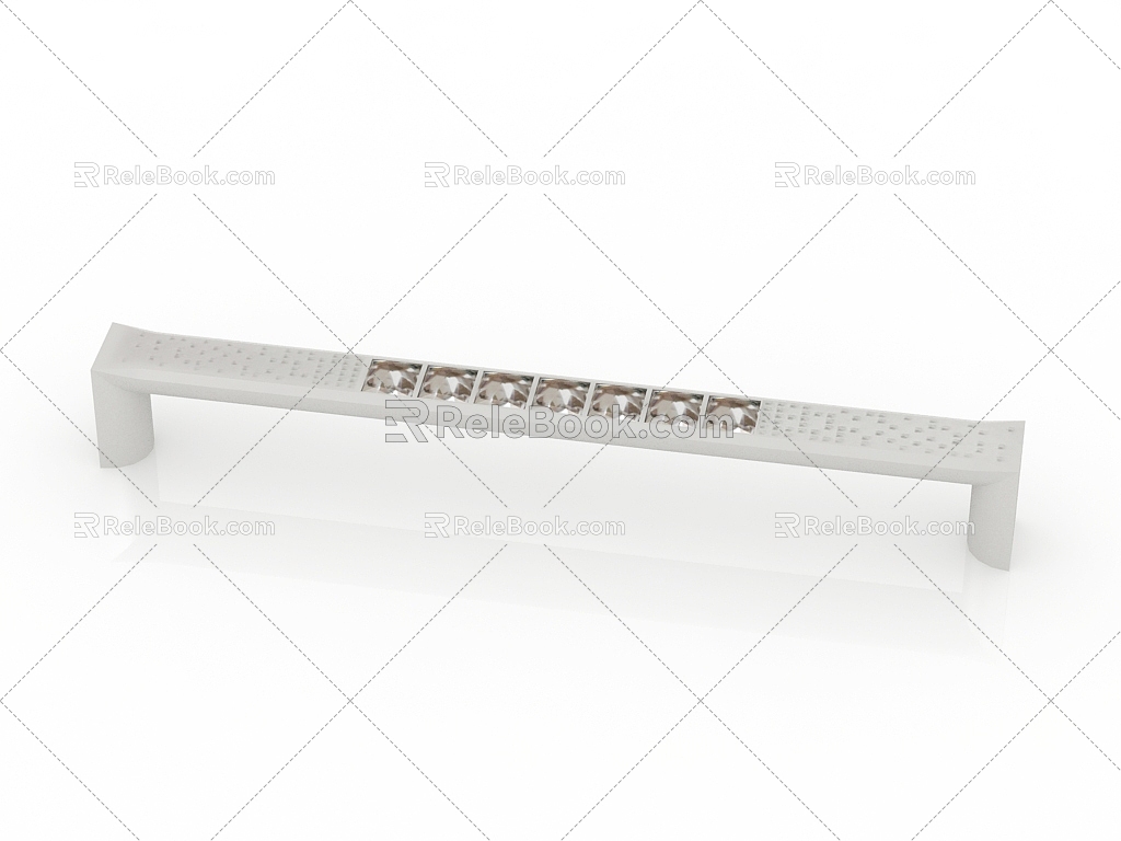 Modern hardware handle 3d model