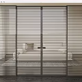 Modern Sliding Doors With Vertical Slats For Interior Partition In Sleek Design 3d model