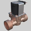 Industrial Equipment Solenoid Valve Featuring Metal Body And Brass Connection Ports