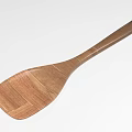 Handcrafted Wooden Spoon For Kitchen Cooking With Natural Wood Grain Ergonomic Handle And Smooth Surface