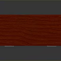 Contemporary Red Wooden TV Stand With Drawers And Open Shelf Design