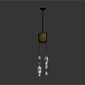 Wind chime decorations, handicrafts, hanging decorations, daily necessities 3d model