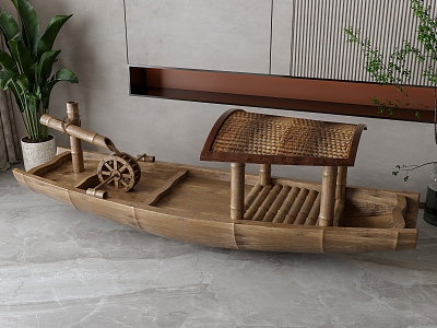 New Chinese Wooden Boat model