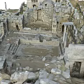 ancient building ruins ancient building excavation ruins archeological building archaeological site 3d model