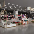 Fashion Hand Gift Specialty Store With Various Gift Items And Decorative Shelves