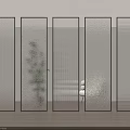 Modern Room Dividers With Glass Panels Metal Frames And Textured Designs For Interior Spaces