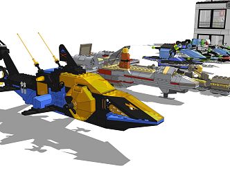 Modern Toys Lego Plane 3d model