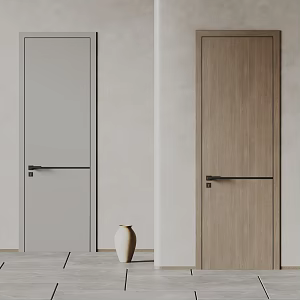 Quiet flat door 3d model