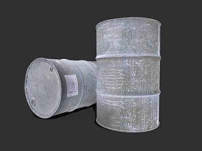 Weapon Storage Solutions Using Sturdy Metal Barrels For Secure Ammunition 3d model