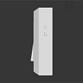 White Electrical Switch Panel With Two Outlets And Single Switch Modern Home Design