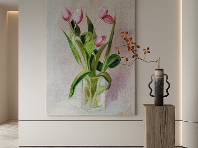 modern decorative painting 3d model