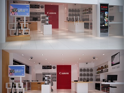 Modern store Canon store model