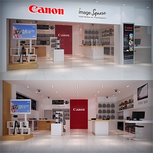 Modern store Canon store 3d model