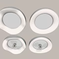 Modern Ceiling Lights With Unique Shape And Built In Fans For Home 3d model
