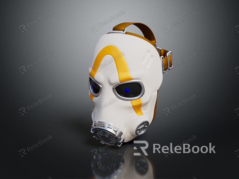 Modern gas mask sci-fi gas mask sci-fi mask gas mask model