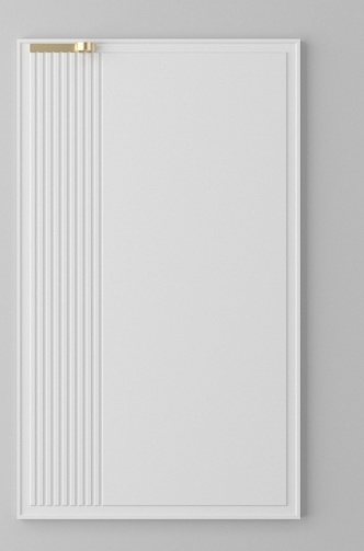 Cabinet door panel 3d model