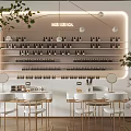 Modern Beauty Salon Interior Design With Product Shelves White Chairs Gold Frames And Lighting